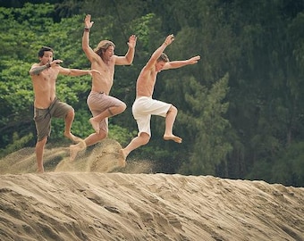 Mens Drawstring Hemp Shorts