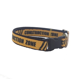 Construction Zone breakaway cat collar