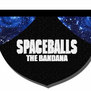 Spaceballs-inspired  reversible pet bandana