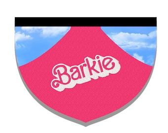 Barkie reversible embroidered bandana