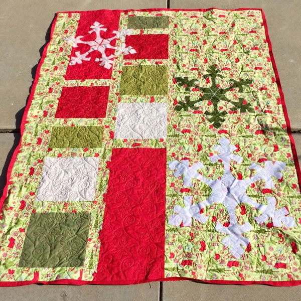 Snowflake Quilt Etsy
