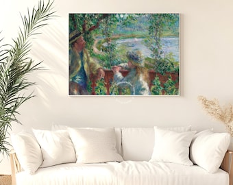 Renoir “Near the Lake” Druck – Französische Landschaft (Digitaler Download)