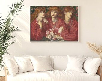 Dante Gabriel Rossetti "Rosa Triple" Art Print (Digital Download)