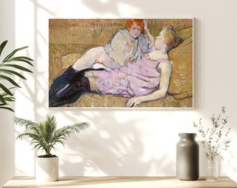 Toulouse-Lautrec Le Lit Print: Vintage French Impressionism (Digital Download