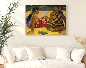 Paul Gauguin - Parau api - Tahitian Women - Digital Print (PDF)