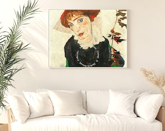 Egon Schiele - Printable digital poster - home decor, wall print, digital print, Printable digital poster, Modern art, Expressionist art