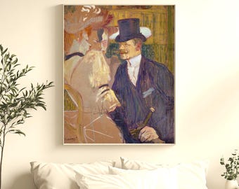 Toulouse-Lautrec - Moulin Rouge - Print: Vintage French Cabaret Art (Digital Download