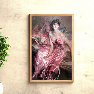 Giovanni Boldini - Printable digital poster, home decor, wall print, artwork, digital print, Digital Art, Modern Art, Belle Epoque, Decor,