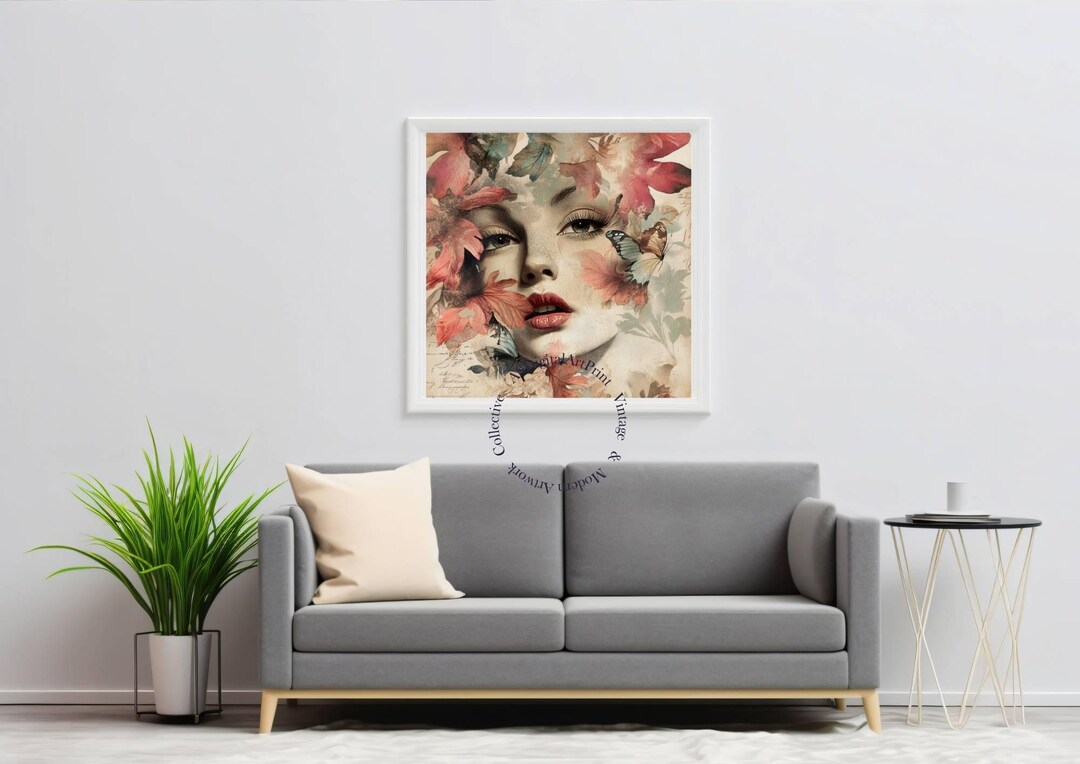 Ethereal Beauty Woman Portrait Art Print (digital Download) - Etsy
