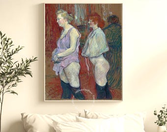 Toulouse-Lautrec Moulin Rouge Print: Vintage French Cabaret Art (Digital Download
