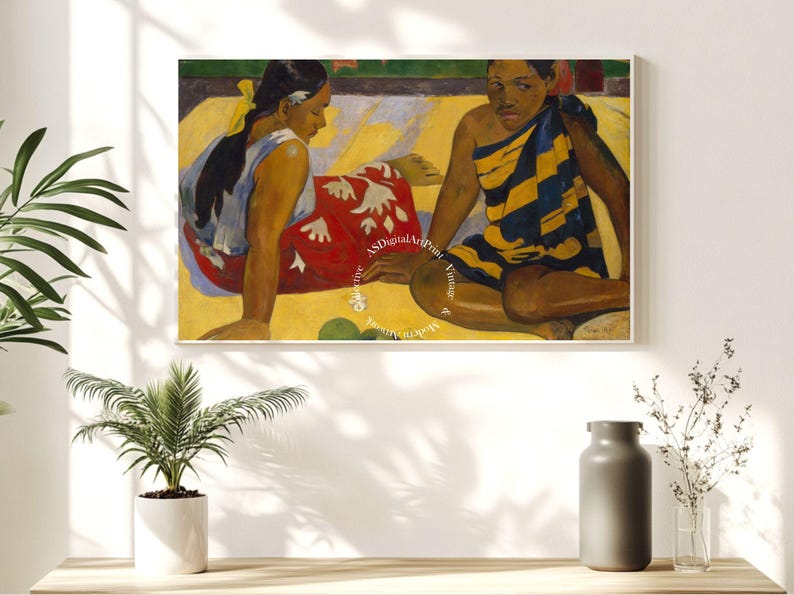 Paul Gauguin - Parau api - Tahitian Women - Digital Print (PDF) image 2
