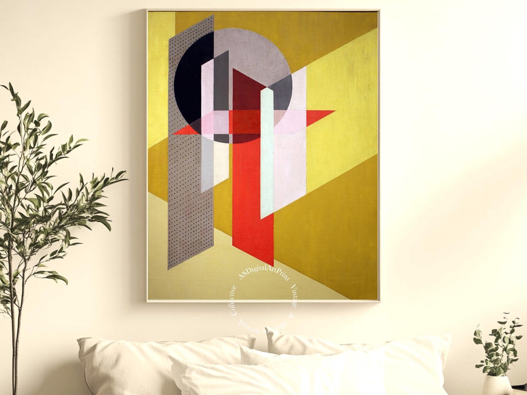 László Moholy-nagy Z VII Bauhaus Poster: Vintage Geometric Print