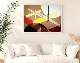 László Moholy-Nagy Z VIII Bauhaus Poster: Abstract Geometric Art Print (Digital Download)