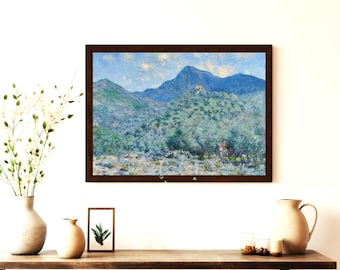 Monet Valle Buona Landscape Print – Impressionist Home Decor (Digital Download)