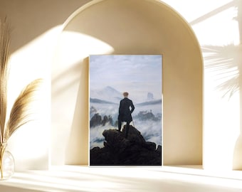 Wanderer Above the Sea of Fog Print: Caspar David Friedrich (Digital Download)