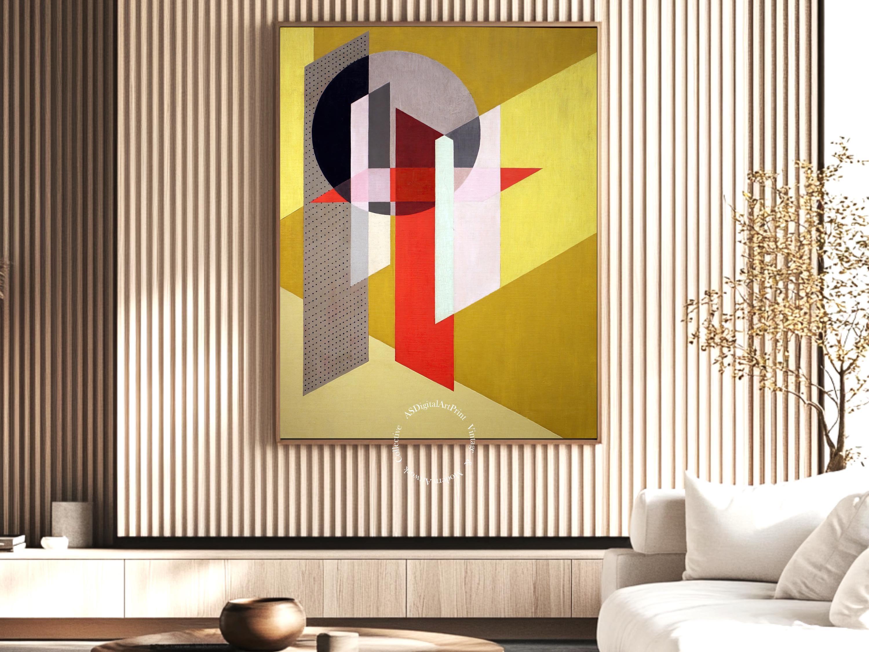 László Moholy-nagy Z VII Bauhaus Poster: Vintage Geometric Print