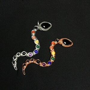 PDF チュートリアル、レインボー スネーク、コイル ベゼル チュートリアル、ステップ バイ ステップの説明、デジタル ダウンロード、Wire & Wiki ep.3 画像 3