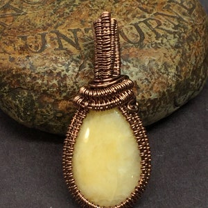 PDF TUTORIAL, Captured Stone Pendant, step by step instructions, digital download, clean weave for puffed stones image 5