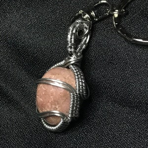 PDF TUTORIAL, Woven Wire Tumbled Stone Keychain Tutorial , step by step instructions, digital download, Wire & Wiki ep.1 image 10