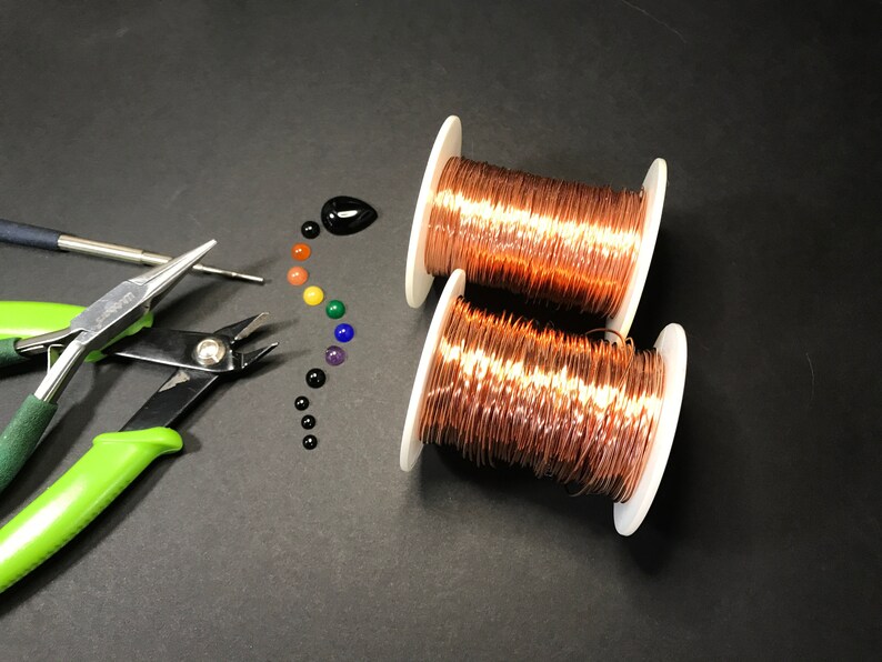 PDF チュートリアル、レインボー スネーク、コイル ベゼル チュートリアル、ステップ バイ ステップの説明、デジタル ダウンロード、Wire & Wiki ep.3 画像 7