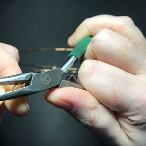 PDF チュートリアル、レインボー スネーク、コイル ベゼル チュートリアル、ステップ バイ ステップの説明、デジタル ダウンロード、Wire & Wiki ep.3 画像 5