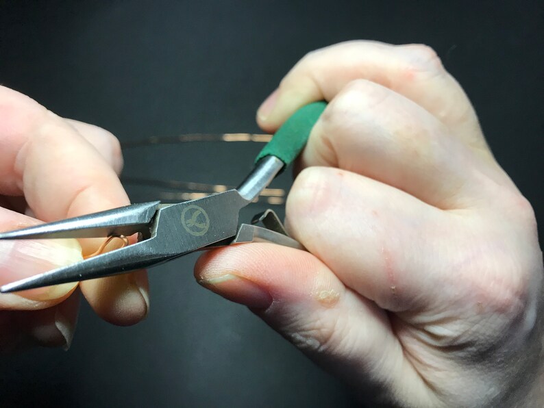 PDF チュートリアル、レインボー スネーク、コイル ベゼル チュートリアル、ステップ バイ ステップの説明、デジタル ダウンロード、Wire & Wiki ep.3 画像 5