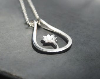 Collana Con Porta Anello In Acciaio Inox Per Donna – Ciondolo A Spirale, Con Sacchetto Di Velluto, Regalo Per Moglie E Fidanzata