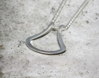 Collana Con Porta Anello In Acciaio Inox Per Donna – Ciondolo A Spirale, Con Sacchetto Di Velluto, Regalo Per Moglie E Fidanzata
