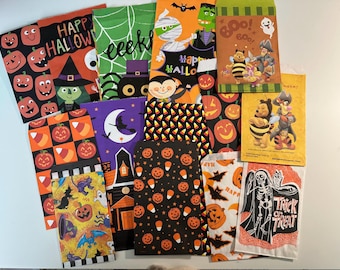 6 Halloween Paper Bags