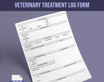 獣医療記録用紙