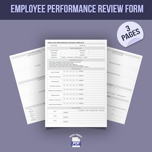 Formulaire d'évaluation du rendement des employés