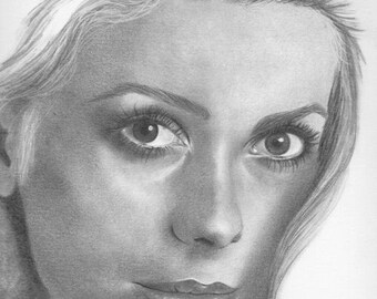 Original drawing of Catherine Denueve