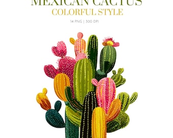 Cactus mexicain aquarelle du désert des cliparts, graphismes de cactus, Cinco de Mayo PNG, Clipart Fiesta, clipart d'art mexicain, cactus, festival mexicain