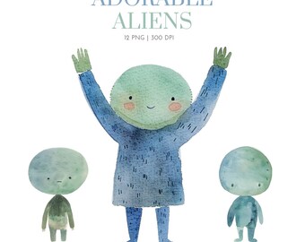 Lindo clipart de extraterrestre, clipart de extraterrestre, clipart de cumpleaños de niño, dibujos animados de extraterrestres, clipart espacial, clipart de extraterrestres png, clipart de guardería para niños, extraterrestre I