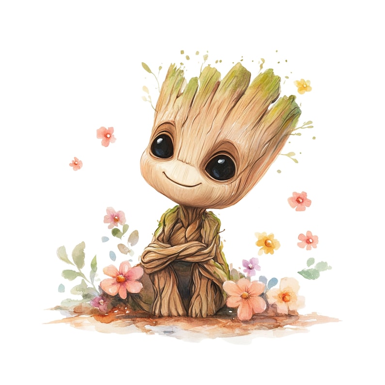 Groot PNG, Groot Clipart, Groot Floral Clipart, Groot Flower, Groot Art ...