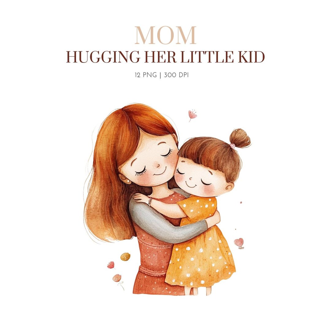 Mothers Watercolor Clipart, Motherly Love Images, Mom's Day, Mothers ...