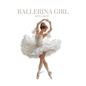 Watercolor Ballerina Girl Clipart, Ballet Girl Nursery clipart, African American Ballerina Princess, Ballerina clipart png, Ballerina png