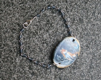 Pulsera de zorro de la noche, pulsera de zorro, pulsera de la barra de fox