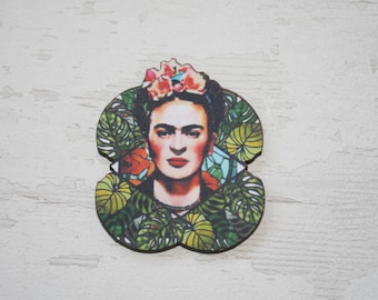 Pink Frida Brooch