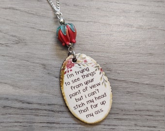 Quote Necklace