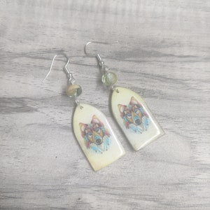 Fox Statement Earrings, Animal Jewelry