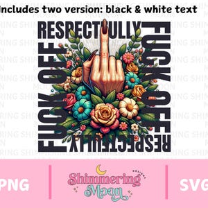 Rispettosamente PNG, Dito Medio Png, Retro Vintage Sassy Png, Design Divertente Retro Vintage Alla Moda, Divertente Retro Sassy Png, Sarcastico Retro Png