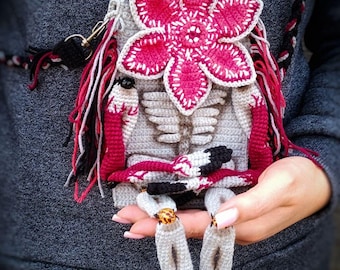 Terrible monster Crochet Pattern PDF in English: Alien Monster Phone Case