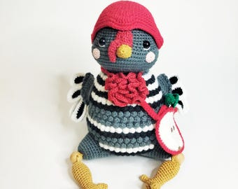 Amigurumi Turkey Crochet Pattern: DIY Soft Toy (PDF in English)