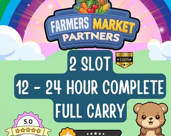 Mogo Farmers Market Partners Full Carry 2 Slot - 12 to 24 hour Completion