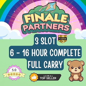 Mogo Finale Partners Full Carry 3 Slot - 6 to 16 hour Completion