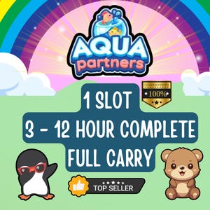Mogo Aqua Partners Full Carry 1 Slot - 3 to 12 hour Completion (8th July 2025)