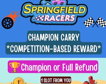 Mogo Tycoon Springfield Racers Carry 2 Race (3 juin 2026) - Obtenez le champion ou le remboursement complet | Récompense basée sur la concurrence