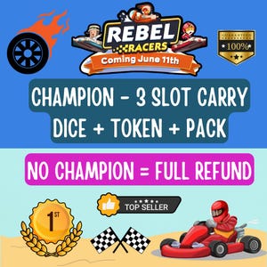 Mogo Tycoon Rebel Racers Full Carry 2 Race - Ottieni il titolo di campione o il rimborso completo