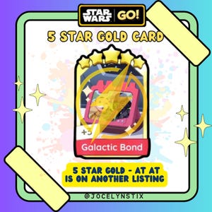 Mogo 5 Star Golden Blitz Sticker - Galactic Bond Set 18